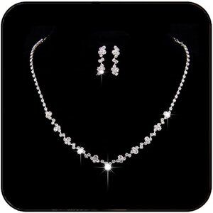 Lightweight Crystal Rhinestone Bridal Jewelry Set - Versatile Bridal Elegance